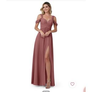 Azazie Desert Rose dress